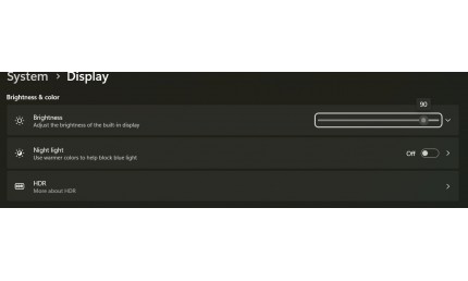 Cách tăng giảm độ sáng màn hình laptop
