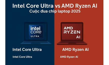 Intel Core Ultra vs AMD Ryzen AI – Cuộc đua chip laptop 2025